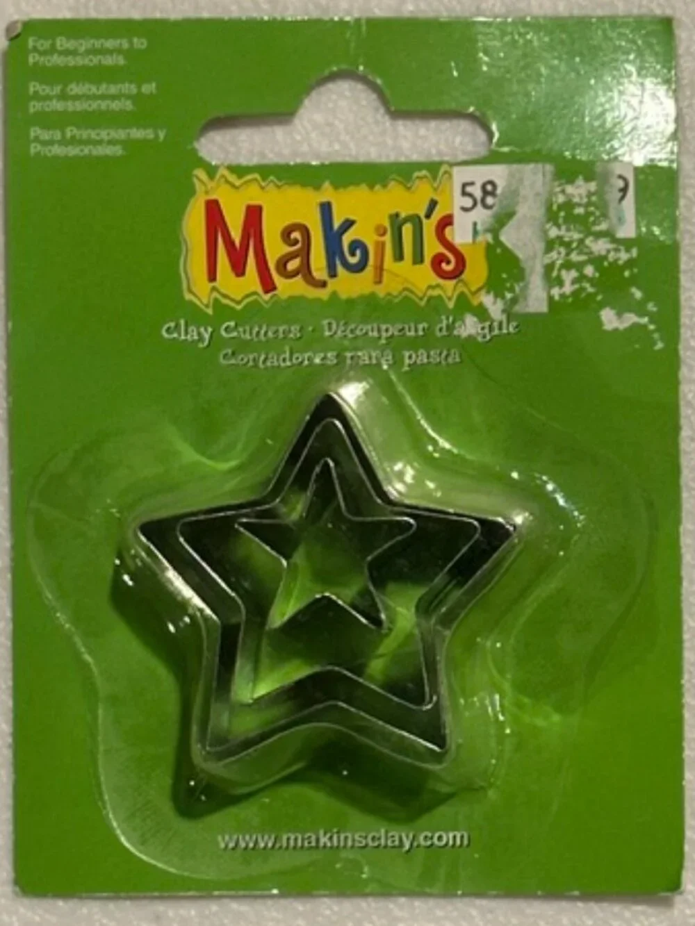 NEW Makin's 3-piece Star Clay Cutters